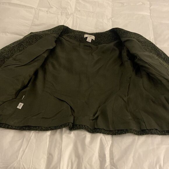 LOFT Black and Green Blazer with Textured tweed Fabric - Picture 7 of 7